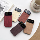 Wood Grain TPU Phone Case with Lens Film, For iPhone 11 Pro, For iPhone X / XS, For iPhone XR, For iPhone XS Max